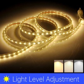 Qimoo 4 Pack LED Strip Dimmer Switch Contorller, DC 12-24V PWM Rotary Inline Dimmer Switch Manual Knob Dimmer Switch with DC Jack Cord for LED Strips LED Desk Lights, Black