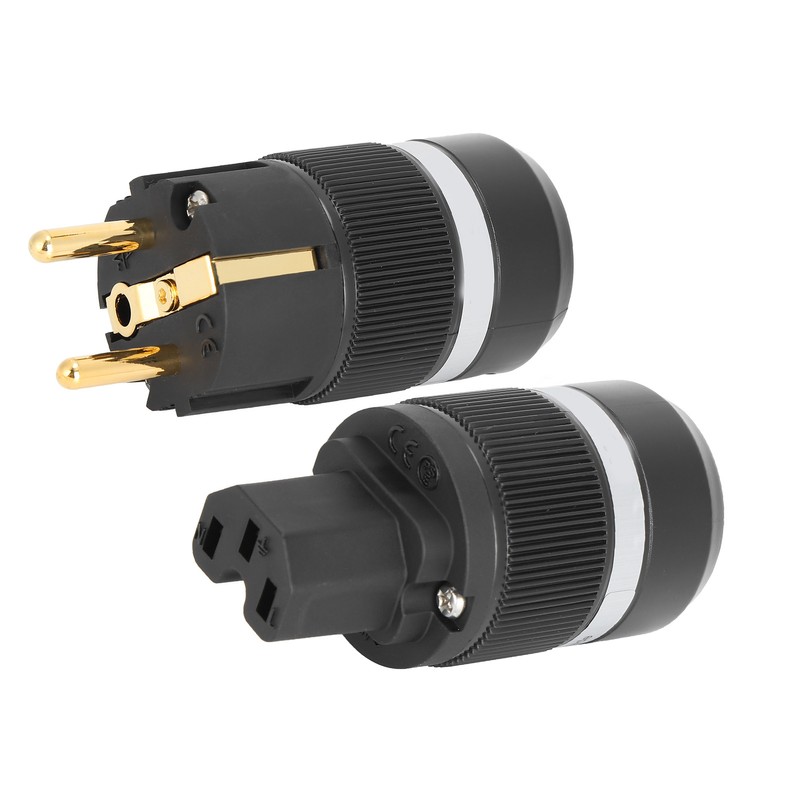 Monosaudio Pure Copper 24K GoldPlated Power Plug for Audio Power