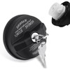 Roczential 1 Pack Car Fuel Tank Cap with Lock and