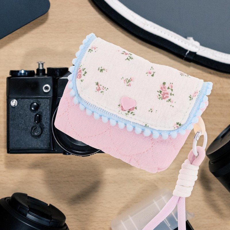 TOVINANNA Digital Camera Case, Small Portable Cotton Carrying & Protective