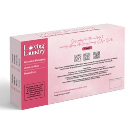 LOVING LAUNDRY Fabric Softner Dryer Sheets- VELVET ROSES Scent -Enhanced Softness- Plant Based- Softens & Removes Static Cling- Long lasting Freshness, Laundry Dryer Sheet- 40 Sheets