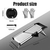 NIOSAVM commercial Mandoline Slicer,Stainless Steel Vegetable Slicer,non-slip mandoline slicer for