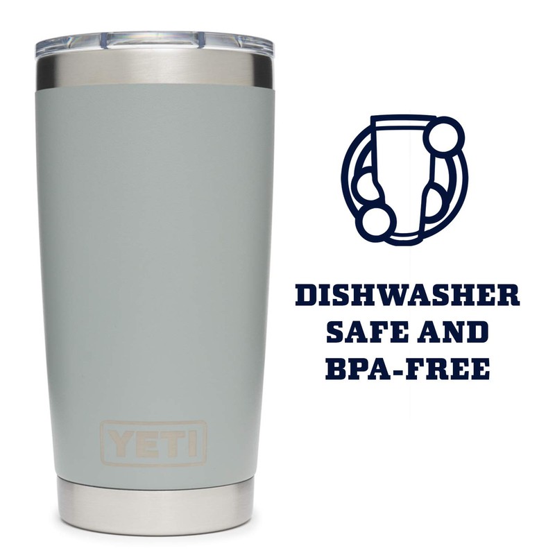 YETI Rambler 20 oz Tumbler, Stainless Steel, Vacuum Insulated with