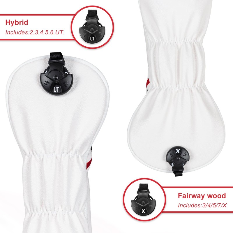 Hybrid Headcover Hockey Goalie Mask Golf Club Covers(Hybrid)