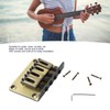4 String Guitar Bridge Ukulele Bass Metal Bridge Replacement for