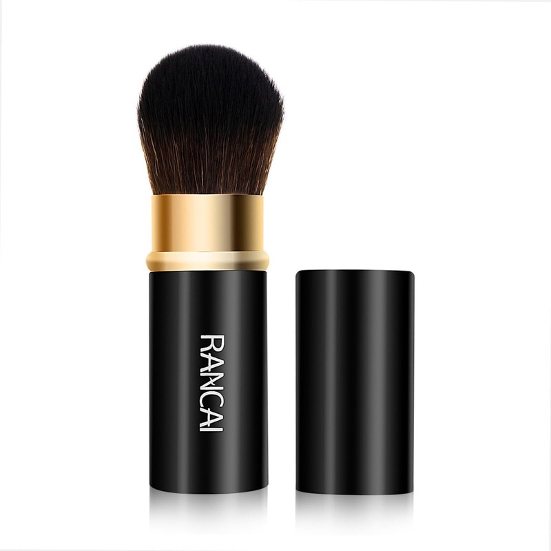 Pack of 2 Retractable Makeup Brush, Travel Cosmetic Brush, Kabuki