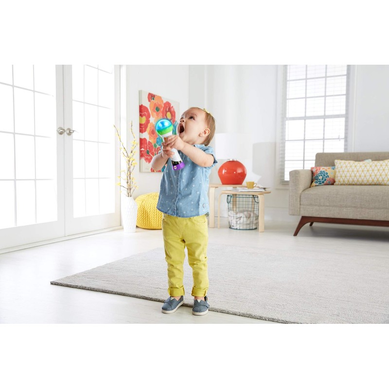 Fisher-Price – Mikrofon singt und lernt, Spielzeug Babys Portugiesische Version