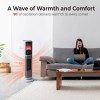 Comfort Zone 25" Oscillating Tower Space Heater with 3D Flame