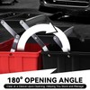Auto Dynasty Tool Box Organizer Portable 3-layer Folding Toolbox with
