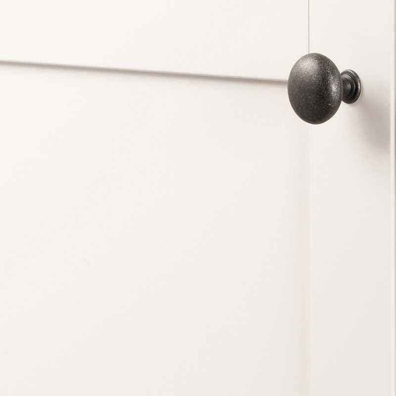 Hickory Hardware PA1218-VP 1-1/4-Inch Manchester Cabinet Knob, Vibra Pewter