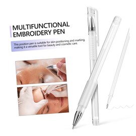 Minkissy 2sets Accurate Positioning Tattoo Pen Brow Mapping Kit Smooth Writing Gentle on Skin Eyebrow Mapping Pens 3pcs*2