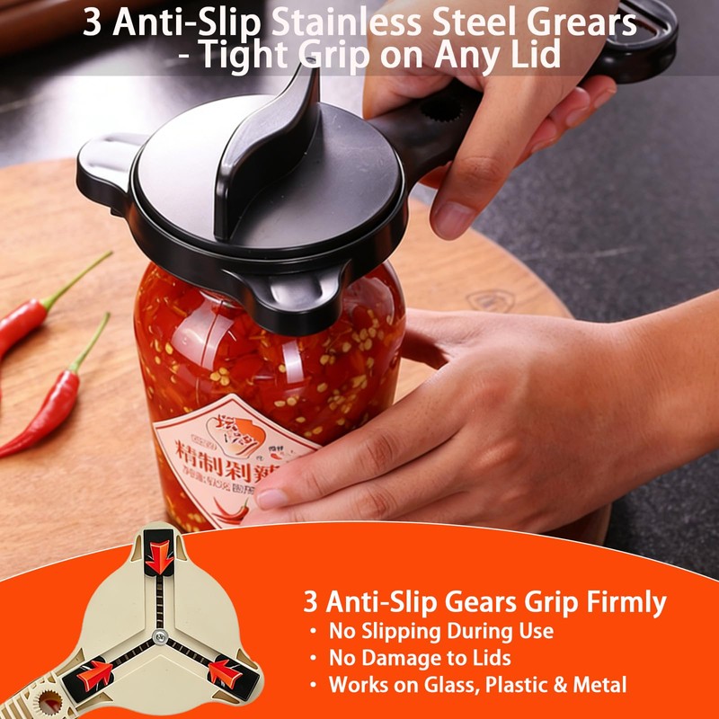 2026 New 4-in-1 Jar Opener for Seniors with Weak Hands