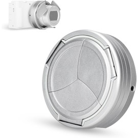 JJC Camera Auto Lens Cap Hood Lens Protector for Sony ZV-1 II ZV-1 Digital Camera - SILVER