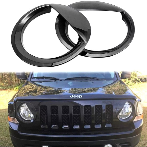 WM-Auto 2Pcs Angry Bird Bezels Front Light Headlight Cover For