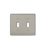 Panasonic WS9562 Embedded Switch New Metal Plate 2-gang