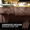 CNNELL ONLY Fit TREX Composite Decking Boards End Cap (4