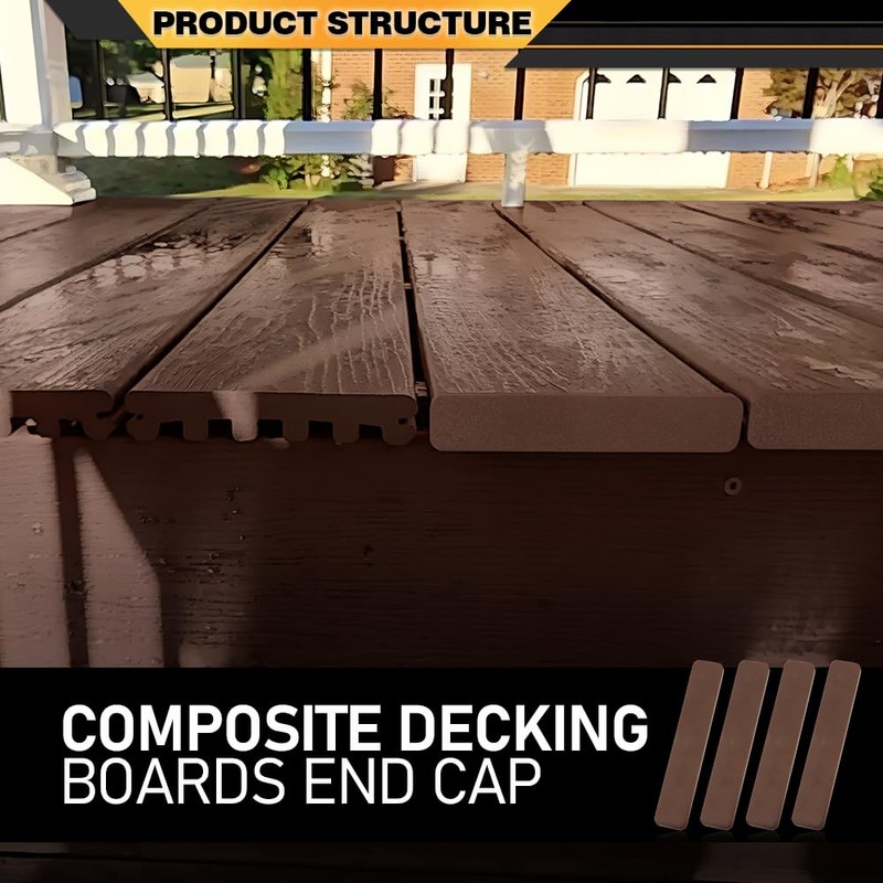 CNNELL ONLY Fit TREX Composite Decking Boards End Cap (4