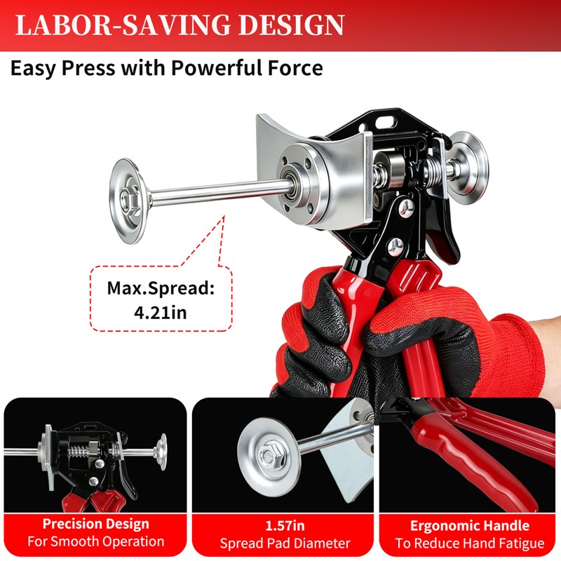 Heavy Duty Brake Caliper Compressor Tool for Brake Pad Replacement,