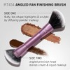 Real Techniques Schräger Fächerpinsel, doppelseitiges Make-up-Tool für Rouge, Bronzer &