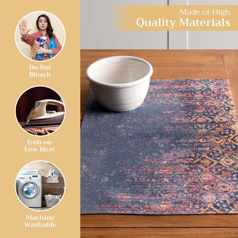 Maison d' Hermine Placemats Set of 4 Reusable 100% Cotton