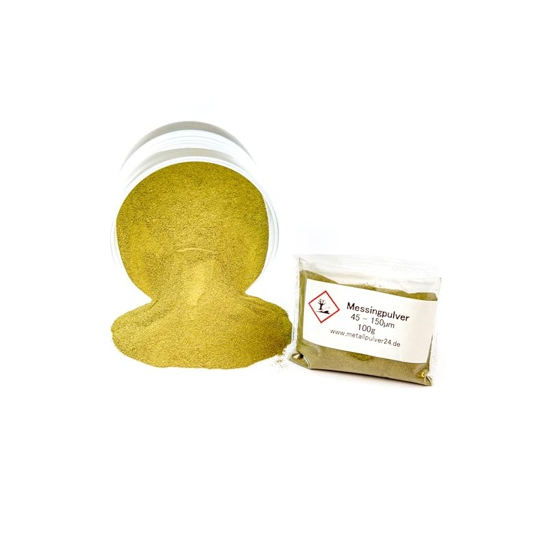 Brass Powder Weight 100 g Dimensions 45-150 µm