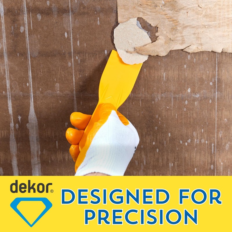 DEKOR Plastic Putty Knife Set - 4 pieces - Paint