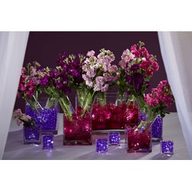 Vasefill Purple Vase Filler Beads 4oz Bag Makes 3 Gallons - Water Storing Gel