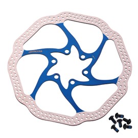 Bynccea Bicycle Disc Brake Rotor 160mm 180mm Bike Disc Brake Rotors with 6 Bolts for Mountain Road Bikes MTB BMX