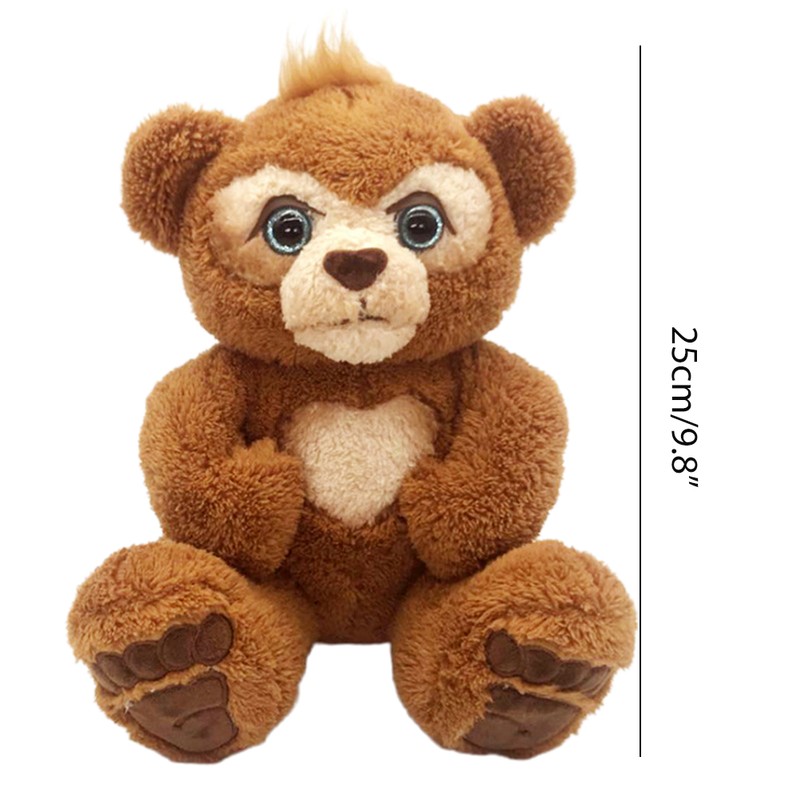 25cm Cute Bear Plush Toy Electric Music Bear Lovely Stuffed