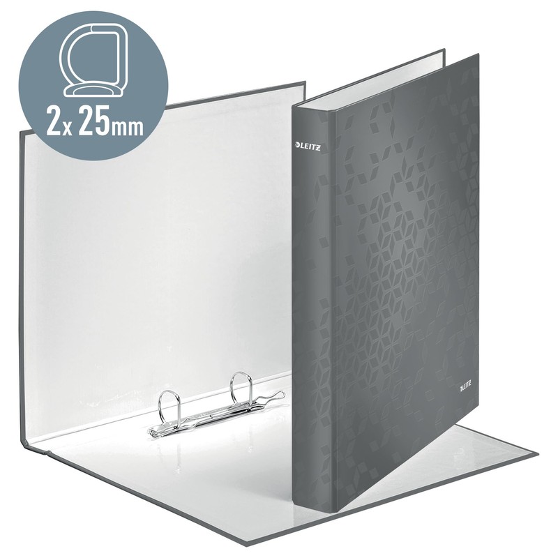 Leitz A4 2 Ring Binder, Holds up to 230 Sheets,