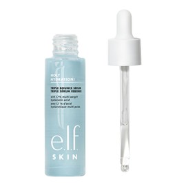 e.l.f. SKIN Holy Hydration! Triple Bounce Serum, 1.7% Hyaluronic Acid Serum for Plump, Bouncy Skin, Great for Moisturising Dry Skin, Vegan & Cruelty Free