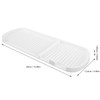 Counter Silicone Drainage Tray Food Grade Skid Resistance Frosted Bottom