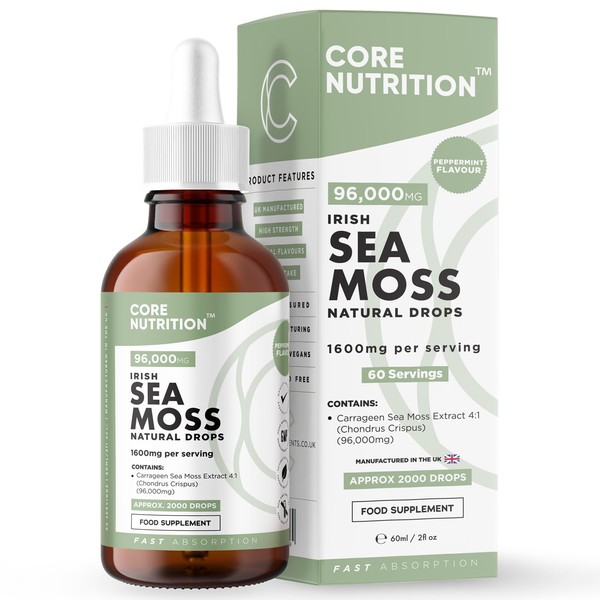 Irish Sea Moss Supplement Liquid Drops - High Strength of