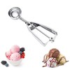 Ice Cream Scoops with Easy Trigger Stainless Steel Cookie Scoops
