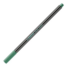 Metallic Premium Felt Tip Pen - STABILO Pen 68 metallic - Pack of 10 - metallic green