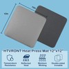 HTVRONT Heat Press Mat for Cricut:29.2cmX29.2cm(11.5"x11.5")  Heat Press Pad for