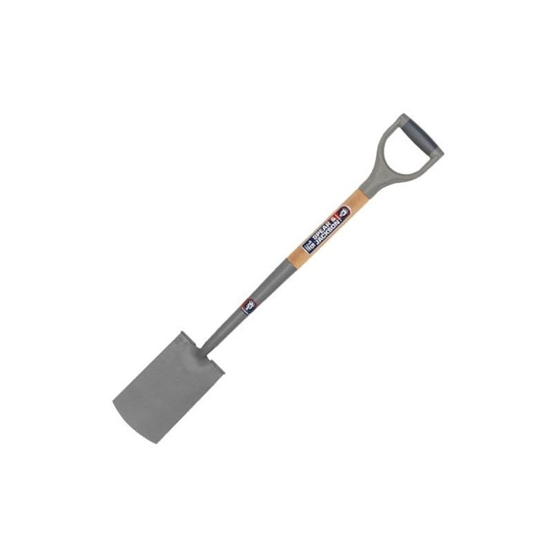 Spear & Jackson 1184NB Neverbend Carbon Steel Treaded Border Spade