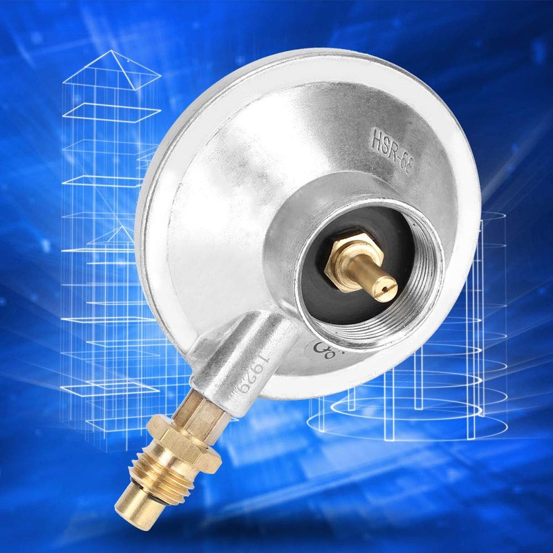 Grill Adjustable Regulator, Zinc Alloy 1-20 UNEF Gas Low Pressure
