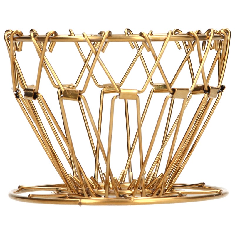 Pour Over Coffee Dripper 304 Stainless Steel Foldable Portable Drip