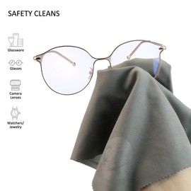 Anti-Fog Wipe, Glasses Cleaning Cloth, Glasses, Tablets, Screen Cleaning Wipes, Camera Lens Glasses Wipes(5 Pack Microfiber Cleaning Cloth+1 Pack Anti-Fog Wipe)