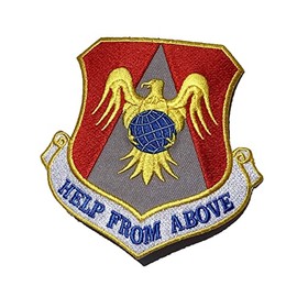 Squadron Nostalgia LLC Help from Above 375th Air Mobility Wing Patch – Plastic Backing