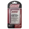 Coleman Camp Sábanas de Jabón Viaje Biodegradables, 25 Hojas Perforadas
