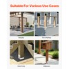VEVOR 6x6 Post Base 10 Pcs, Inner Size 5.49x5.57inch/139.5x141.5mm Concrete