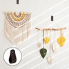 FERCAISH Pack of 8 PU Leather Wall Hooks, Durable, Space-saving,