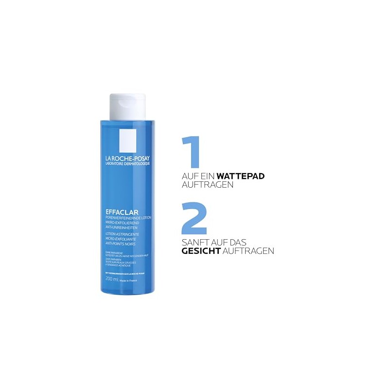 La Roche-Posay Effaclar Astringent Face Toner for Oily Skin, 6.76