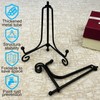HENABLE 6PCS Premium Black Iron Plate Stands for Display 4