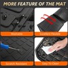powoq 8Seat Cargo Mat Compatible with 2016-2022 Honda Pilot Trunk