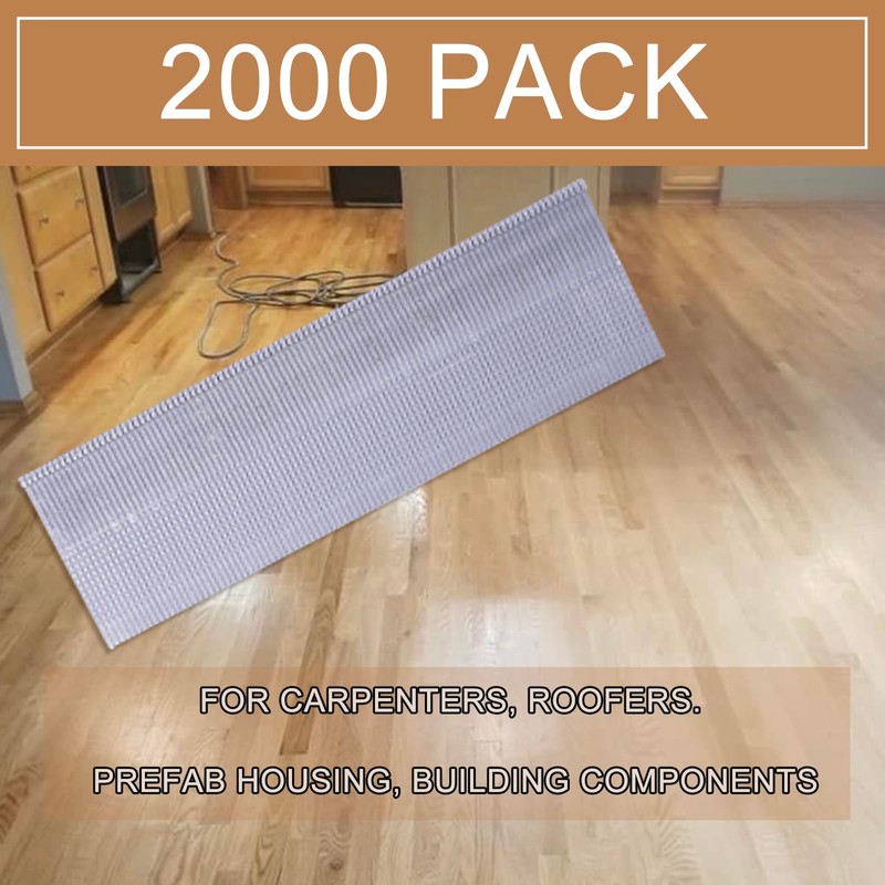 BHTOP 2 Inch Flooring Nails 16 Gauge L-cleat Nails 2000