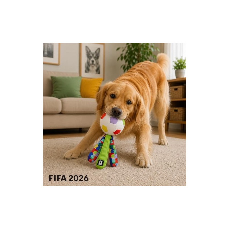 Juguete para Perro FIFA Flying Ball – Resistente, Interactivo, Ideal