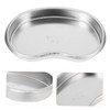 KOMBIUDA Stainless Steel Tray Emesis Basin Reusable Leakproof Metal Utility